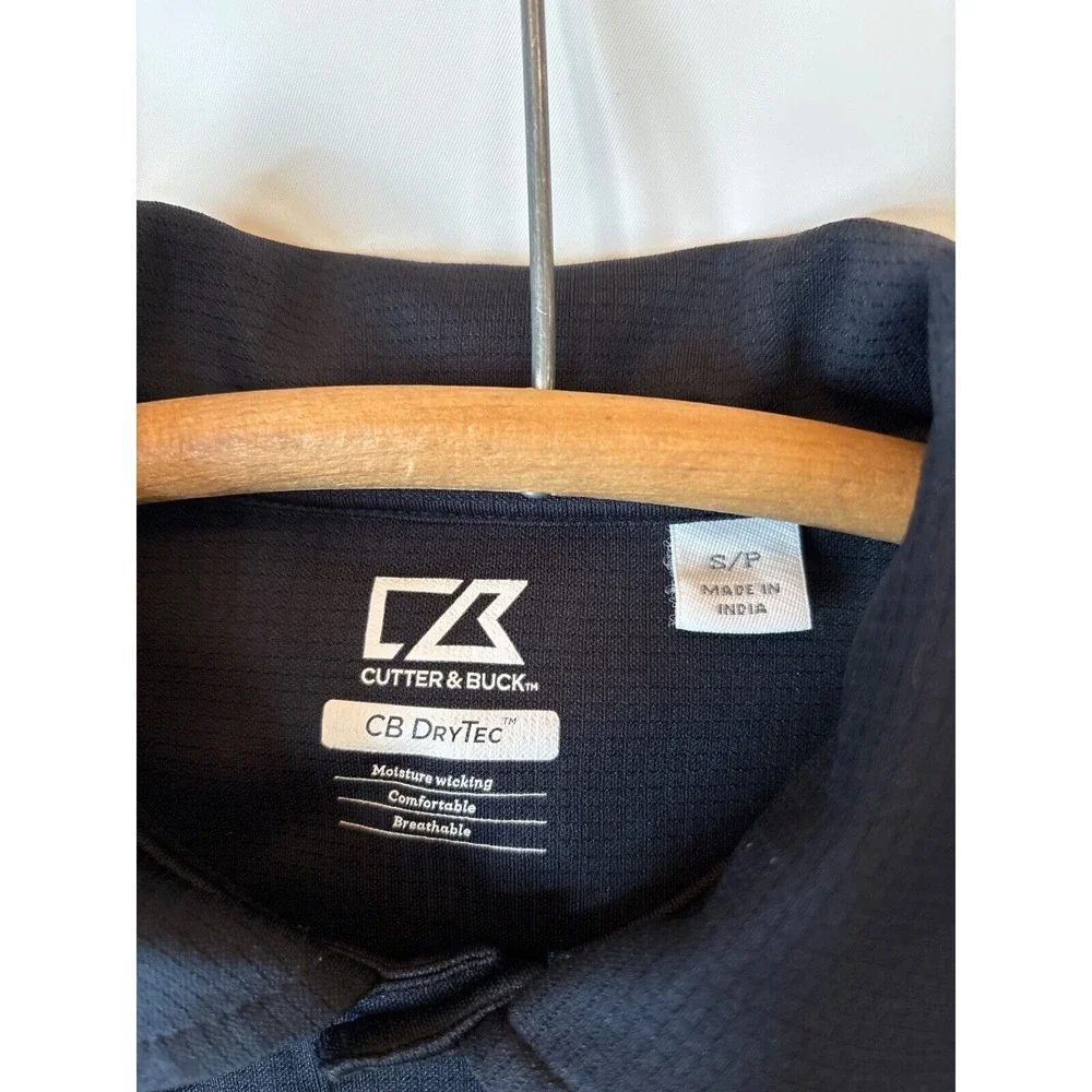 New York Yankees Cutter & Buck CB Drytec Genre Textured Solid Mens‎ Polo, Sz S
